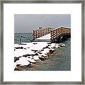 Jetty Plymouth Framed Print