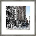 Jewelry District Framed Print