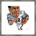 Jim Brown Framed Print