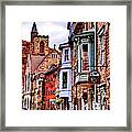 Jim Thorpe Pa Stone Row Framed Print