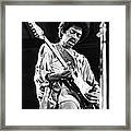 Jimi Hendrix Live 1970 Framed Print