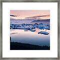 Jökulsárlón Glacier Lagoon, Iceland Framed Print