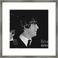 John Lennon, Beatles Concert, 1964 Framed Print John Lennon, Beatles Concert, 1964 Framed Print