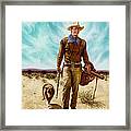 John Wayne Hondo Framed Print