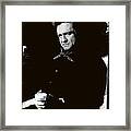 Johnny Cash Sitting With Cup  Old Tucson Arizona 1971-2009 Framed Print