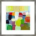 Joy And  Peace Abstract Colorful Art Framed Print