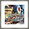 Junk Collage Framed Print