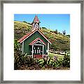 Kahakuloa Church - Maui Framed Print