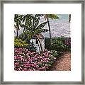 Kauai Flower Garden Framed Print