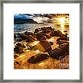 Kauai Gold Framed Print