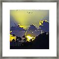 Kauai Sunset Psalm 36 5 Framed Print