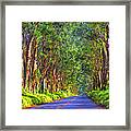 Kauai Tree Tunnel Framed Print