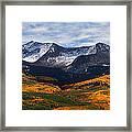 Kebler Pass Fall Colors Framed Print