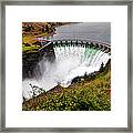 Kerr Dam - Flathead River - Polson - Montana Framed Print