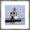 Kewaunee Pierhead Lighthouse Framed Print