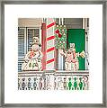 Key West Christmas Decorations 2 - Hdr Style Framed Print