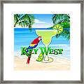 Key West Margarita Framed Print