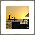 Key West Sunset Framed Print