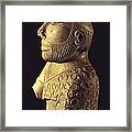 King-priest. Ca. 2000 Bc. Limestone Framed Print