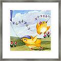 Kites In March Framed Print