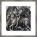 Knight Death And The Devil Framed Print