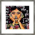 Know Yourself Framed Print