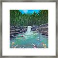 Koi Paradise Framed Print