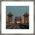 Krasnoluzhsky Rail Bridge Framed Print