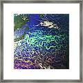 Kuroshio And Pacific Ocean Currents Framed Print