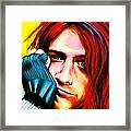 Kurt Cobain - Ultra Color Version Framed Print