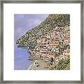 La Spiaggia Di Positano Framed Print