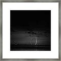 Labor Day Weekend Lightning 13 Framed Print