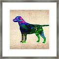 Labrador Retriever Watercolor 2 Framed Print