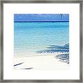 Laguna Maldives Framed Print