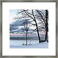 Lake Erie Sunrise Framed Print