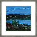 Lake In The Mountains Framed Print