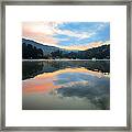 Lake Lure Sunrise Framed Print