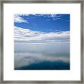 Lake Michigan's Lost Horizon Framed Print