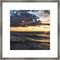 Lake Ontario Sunset 4 Framed Print