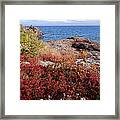 Lake Superior Autumn  #2 Framed Print