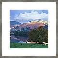 Lake Surrounded By Mountains, Grasmere Framed Print