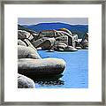 Lake Tahoe Rocky Cove Framed Print