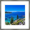 Lake Tahoe Summerscape Framed Print
