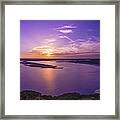 Lake Travis Sunset Framed Print