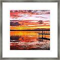 Lake Winnisquam Sunrise Framed Print