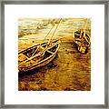 Lamu Dhows Framed Print