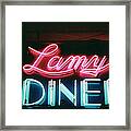 Lamys Diner Framed Print