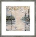 Landscape With Gold Framed Print