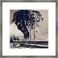 Landscape With Three Trees, 1850 By Victor Hugo Framed Print