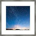 Lanzarote Night Sky Milky Way Framed Print